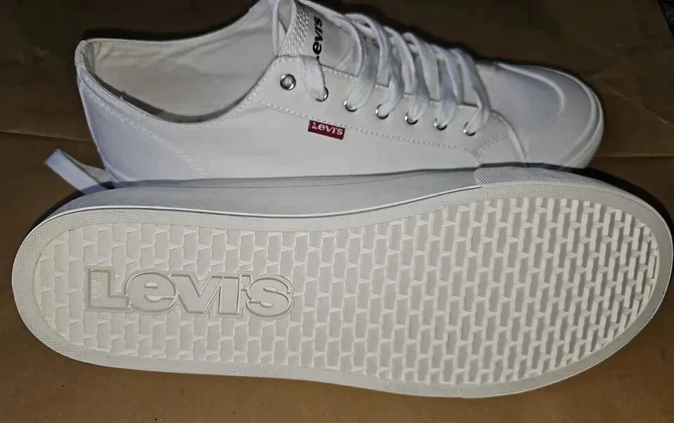 Levi's D7531-0001 Men's Shoes White Hernandez Sneakers (Size UK 10/US 11)