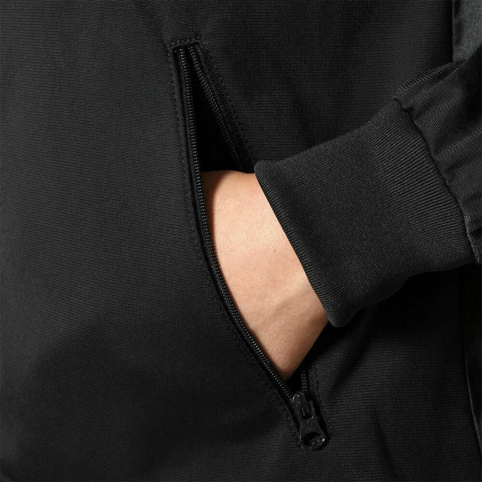 Adidas Women's Originals Superstar Track Jacket Full Zip Black Gym (Size UK 8)
