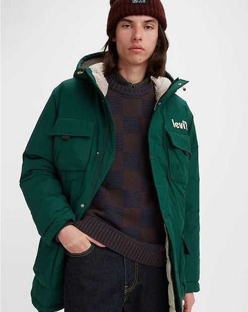 Levi's A35620001 Men's Eastport Utility Jacket with Pockets in Green (M, L, XL)