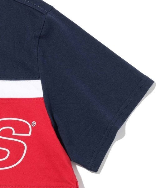 Levi's Men's Retro 90S Colour Block T-Shirt Navy Top Summer Shirt (Size S, M, L)