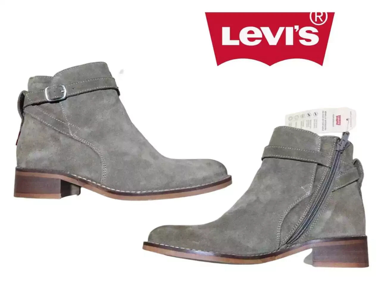 Levi's Women's Boot Formal Zip Comfortable Top Shoes Boots (SIZE UK 4.5, UK 6.5)