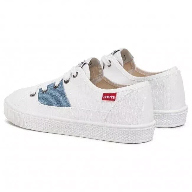 Levi's 38366-0044 Women's Malibu White Summer Shoes Sneakers (Size UK 3.5-7.5)