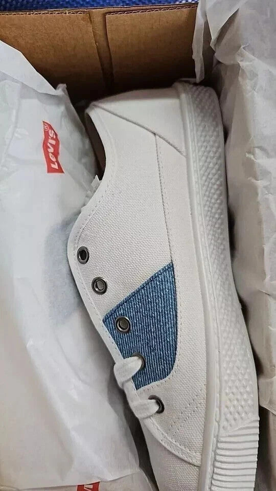 Levi's 38366-0044 Women's Malibu White Summer Shoes Sneakers (Size UK 3.5-7.5)