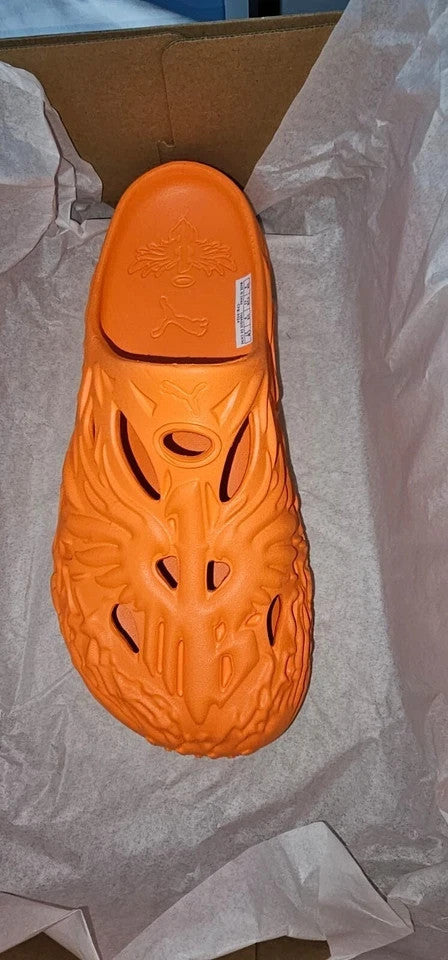 Puma Unisex HALLOWEEN MB.04 Basketball Slides Orange Poppy Slippers (UK 5,6,8)