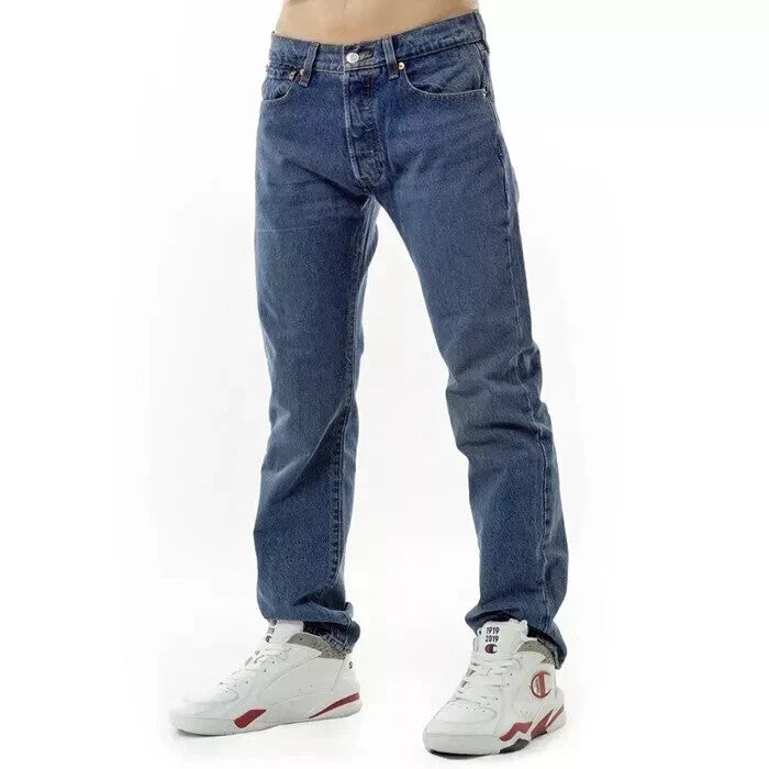 LEVI'S Premium Men's Skateboarding LEJ 501 Jeans Denim Pants Blue (W27" x L32")