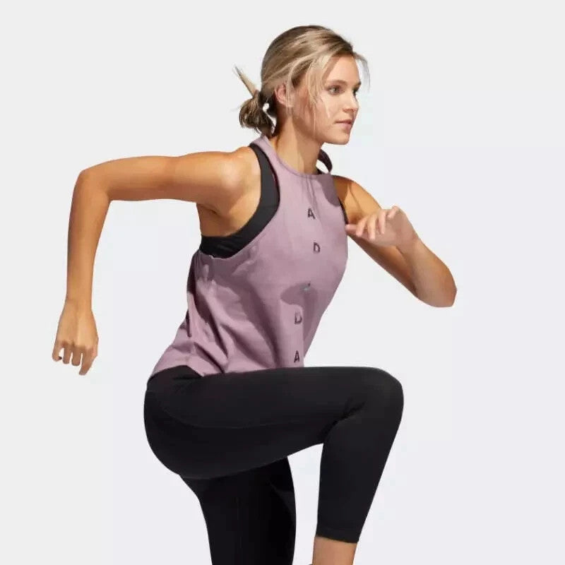 Adidas FQ2225 Women's Sport Inspired Tank Top Lavender Vest Sleeveless Size S