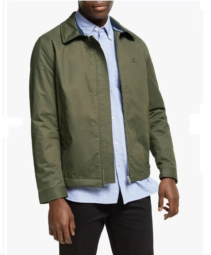 GANT Windcheater Jacket, Men's Jacket Green (SIZE MEDIUM)