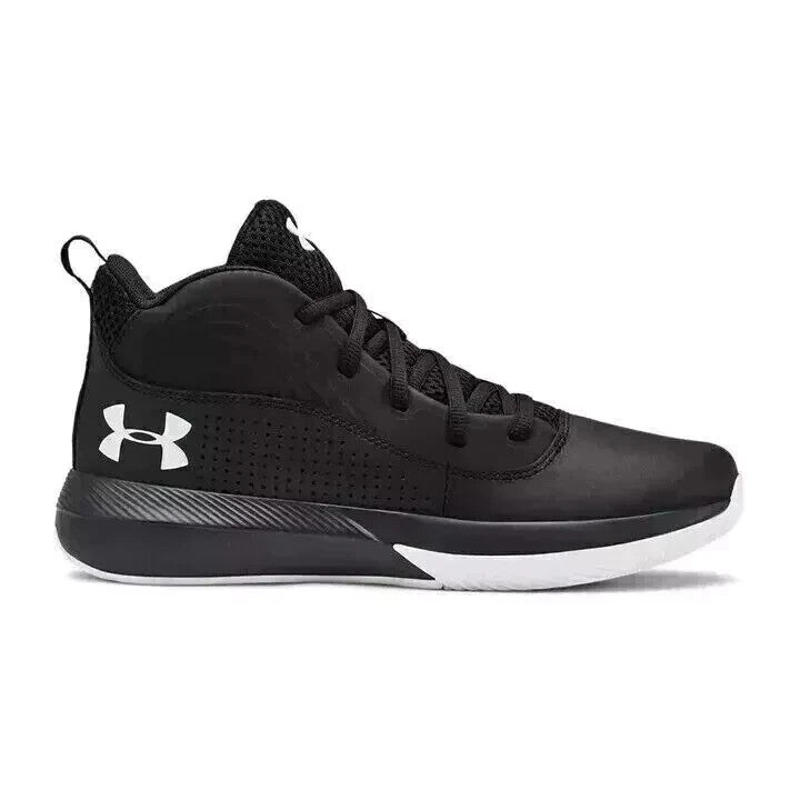 Under Armour Youth Lockdown 4 Mid Sneakers Basketball Shoes (UK 5 /US 5.5Y)