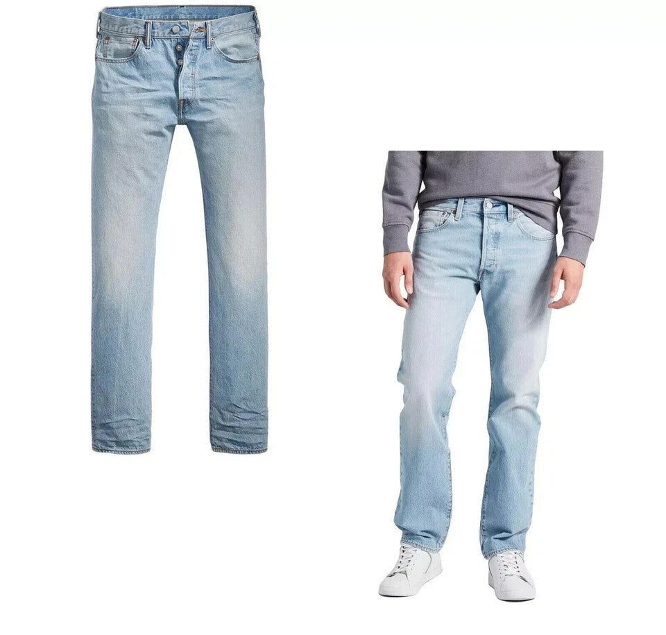 LEVI’S® Lej 501 Original Fit Jeans Tomahawk Denim Jeans Blue (Size W32" - W36")