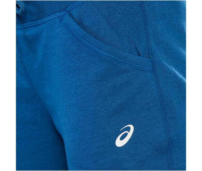 Asics Men's Sports Knit Hood Poseidon Hoodie Trouser Set Tracksuit Blue (Size L)