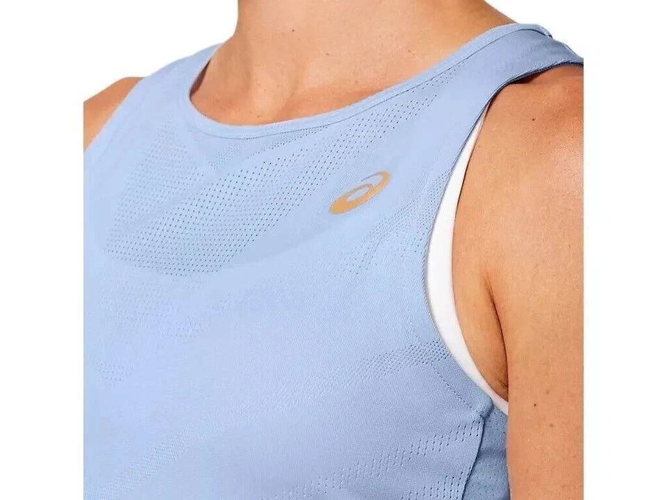 Asics 2042A091 405 Women's Apparel Tennis Dress Sports Top (Size S, M) RRP £80