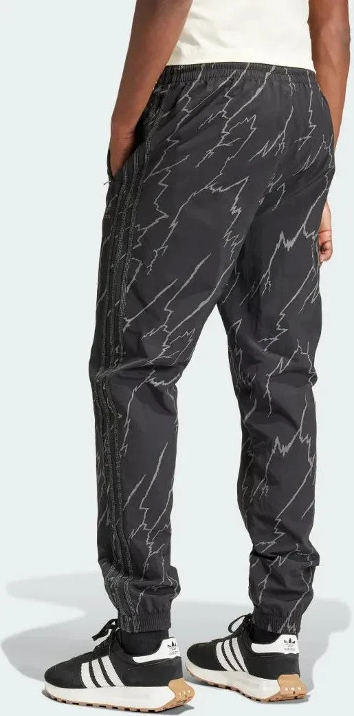 Adidas IZ3275 Men's Sweatpants Allover Print Black Trouser Gym Yoga (Size S)