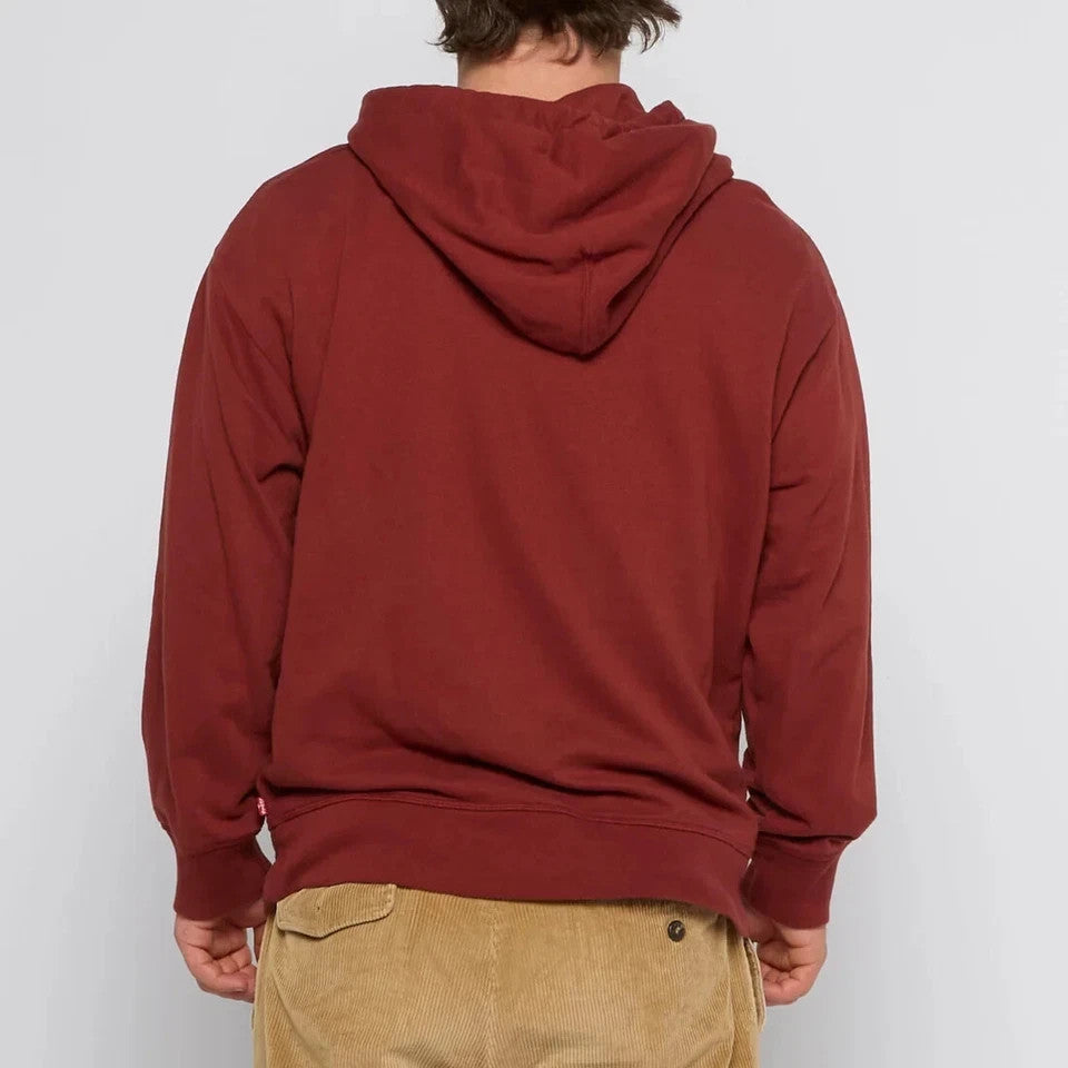Levi's 184870040 Maroon Men's Hoodie Pullover Hooded Shirt (Size XS, S)