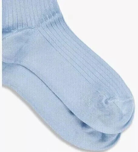 Levi's 371660041 Men's Viscose Cotton Blue Socks for summer (Size UK 2.5-8)