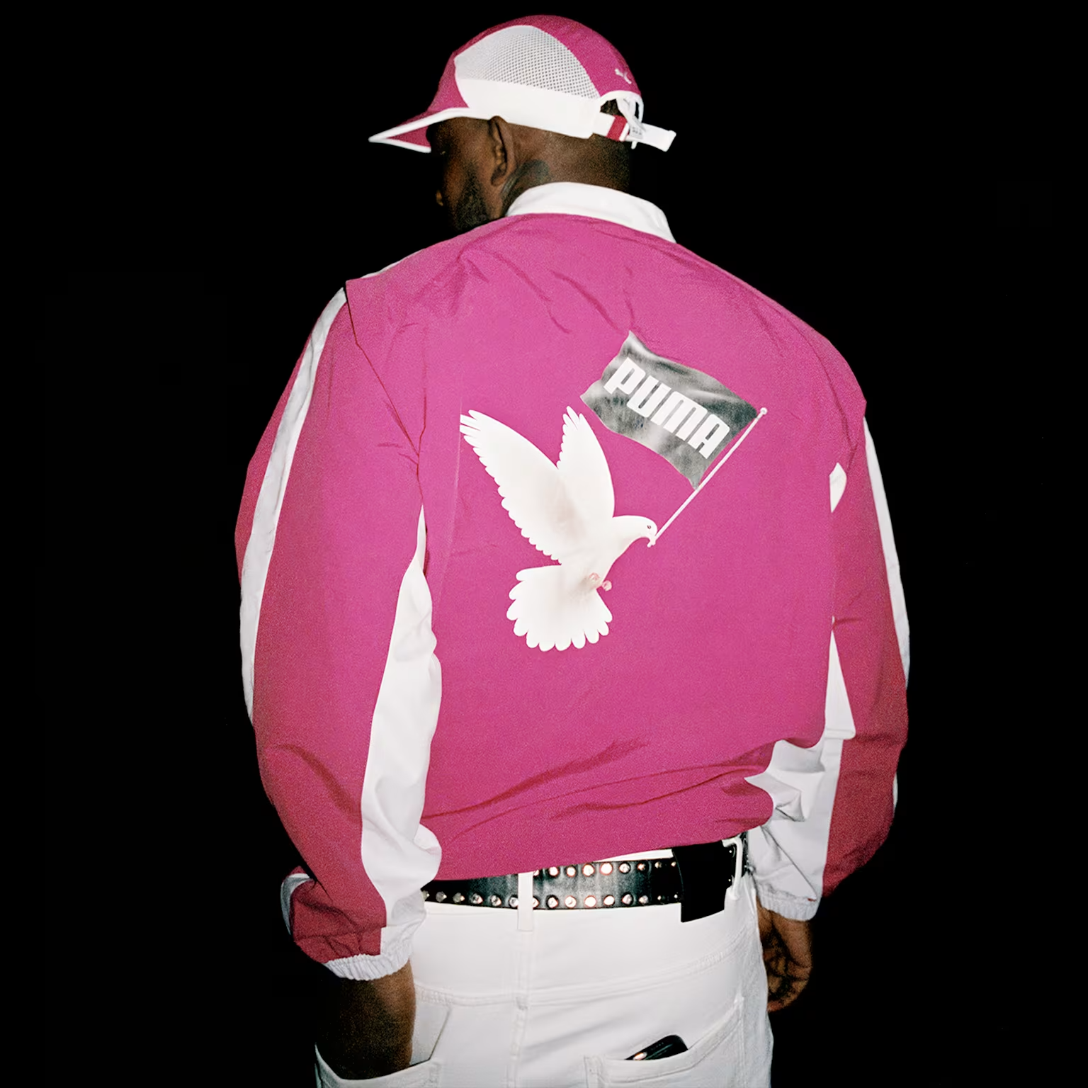 PUMA x MÁS TIEMPO 5 Panel Cap (Skepta) Unisex Sportswear Pink Pea-cap Hat