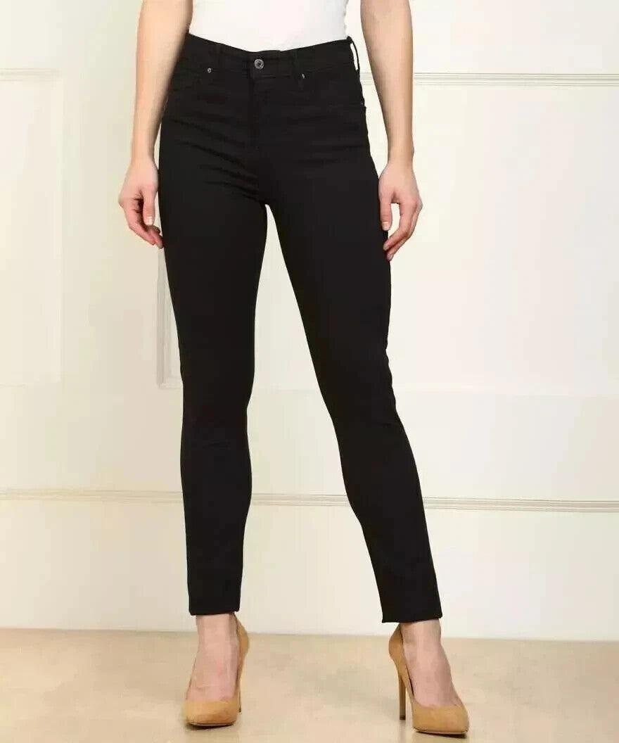 Levi's 244750056 Women's 721 Skinny Black Denim Jeans Pants (Size W26", W27")