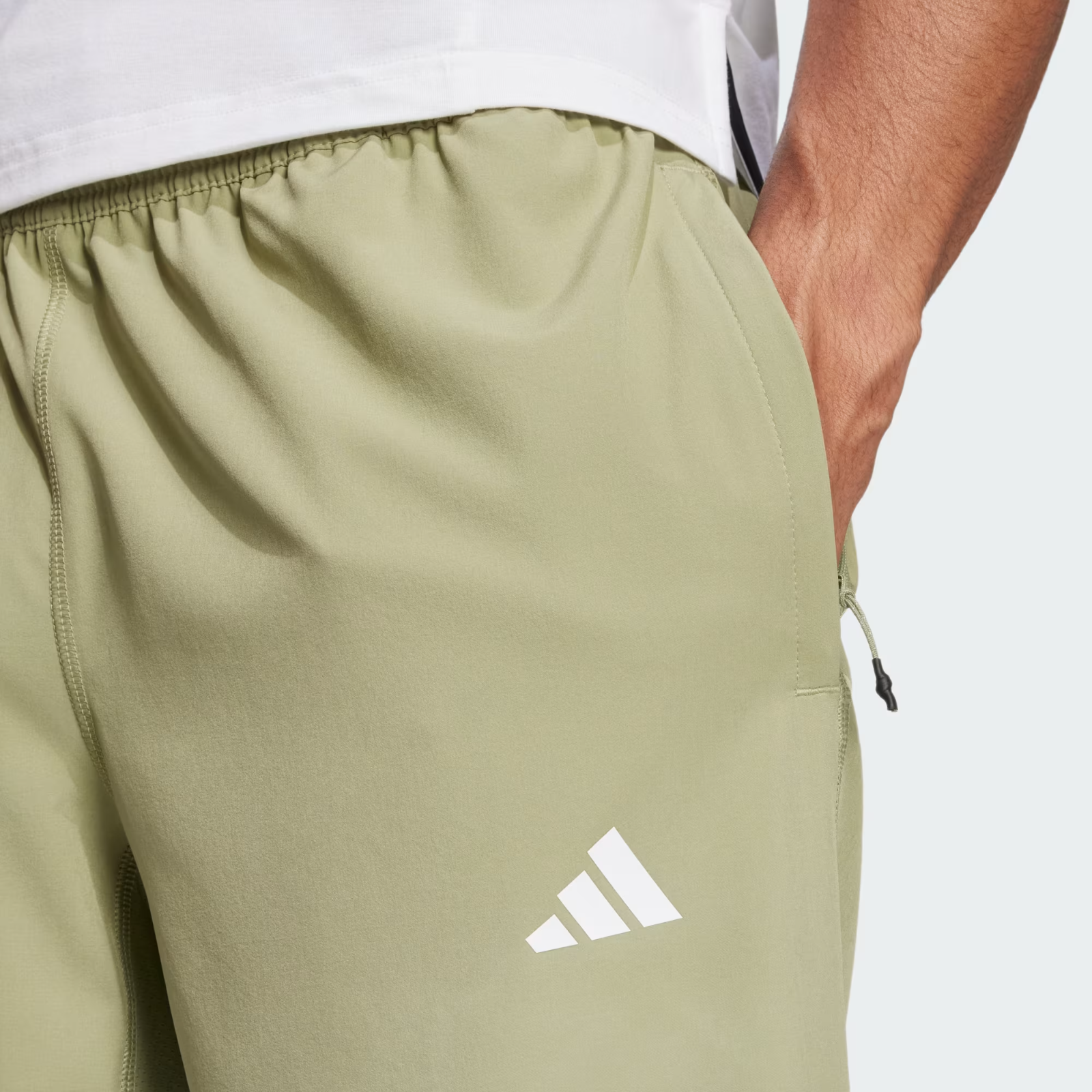 Adidas JF1337 Men's Train Essentials Training Joggers Trouser Green (Size XS)