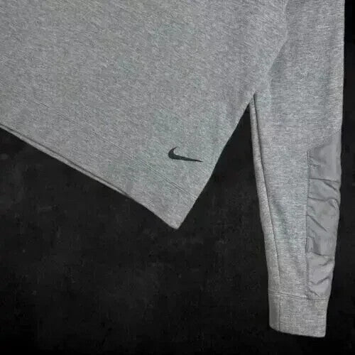 Nike 844779-063 Women's Tech Fleece Sweatshirt Grey Winter Shirt (Size Large)