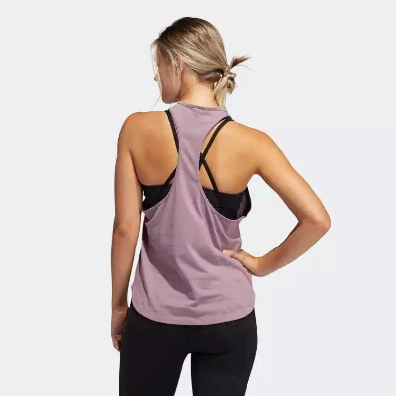 Adidas FQ2225 Women's Sport Inspired Tank Top Lavender Vest Sleeveless Size S