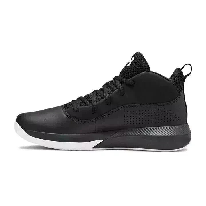 Under Armour Youth Lockdown 4 Mid Sneakers Basketball Shoes (UK 5 /US 5.5Y)