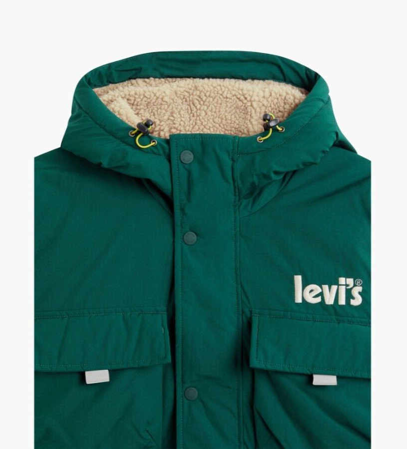 Levi's A35620001 Men's Eastport Utility Jacket with Pockets in Green (M, L, XL)