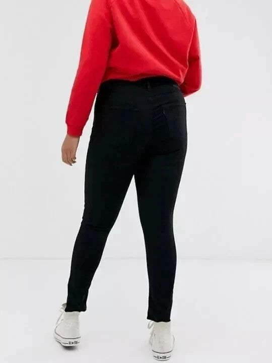 LEVI'S 19644-0019 Women's Super Skinny Black Jeans Denim Pants (Plus Size S, M)