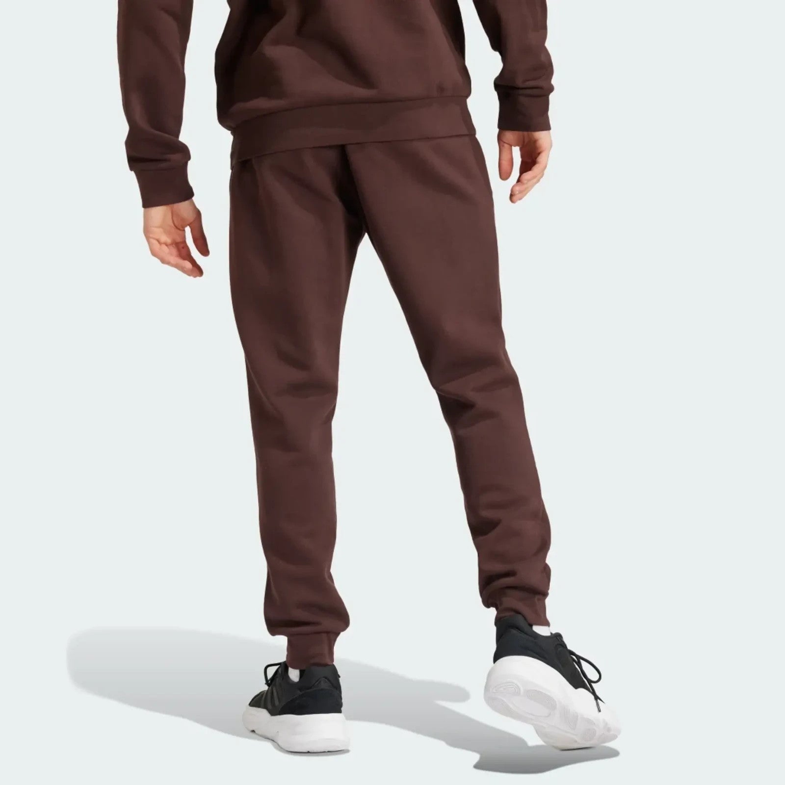 Adidas IY9086 Men's Essentials Fleece Trouser Tapered Joggers Brown (Size 6XL)