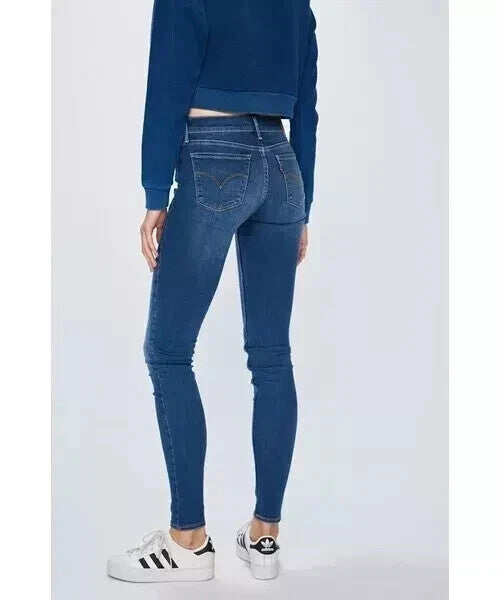LEVI'S PREMIUM 17780-0040 Women's Classic Jeans Blue Denim Pants (Waist 26")