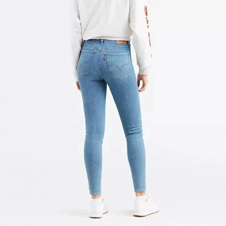 Levi's 227910110 Women's Mile High Super Skinny Fit Blue Jeans Pants Size 25"