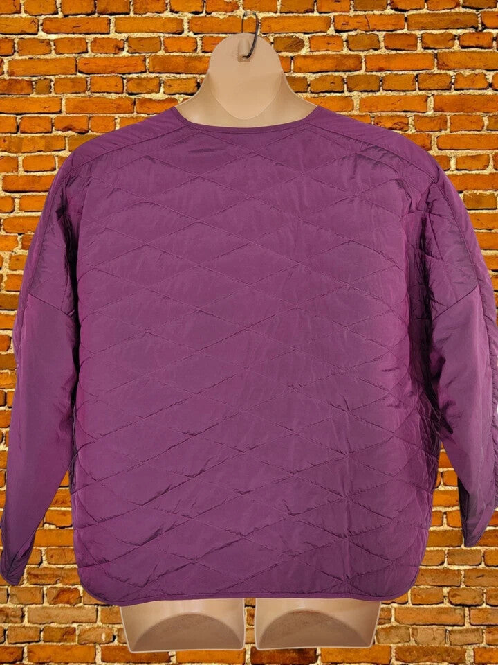 BNWT WOMENS ADIDAS PLUS SIZE PURPLE LIGHTWEIGHT QUILTED JACKET COAT ALL SIZES