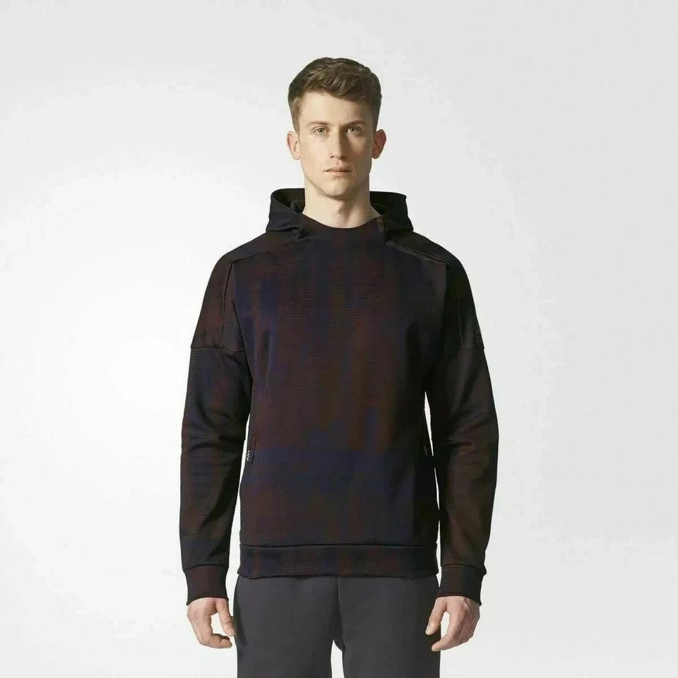 Adidas Z.N.E. Men's Jacquard Hoodie Jacket Windbreaker Sweatshirt Gym (Size M)