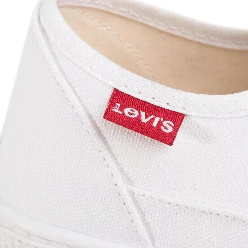 Levi's 38366-0044 Women's Malibu White Summer Shoes Sneakers (Size UK 3.5-7.5)