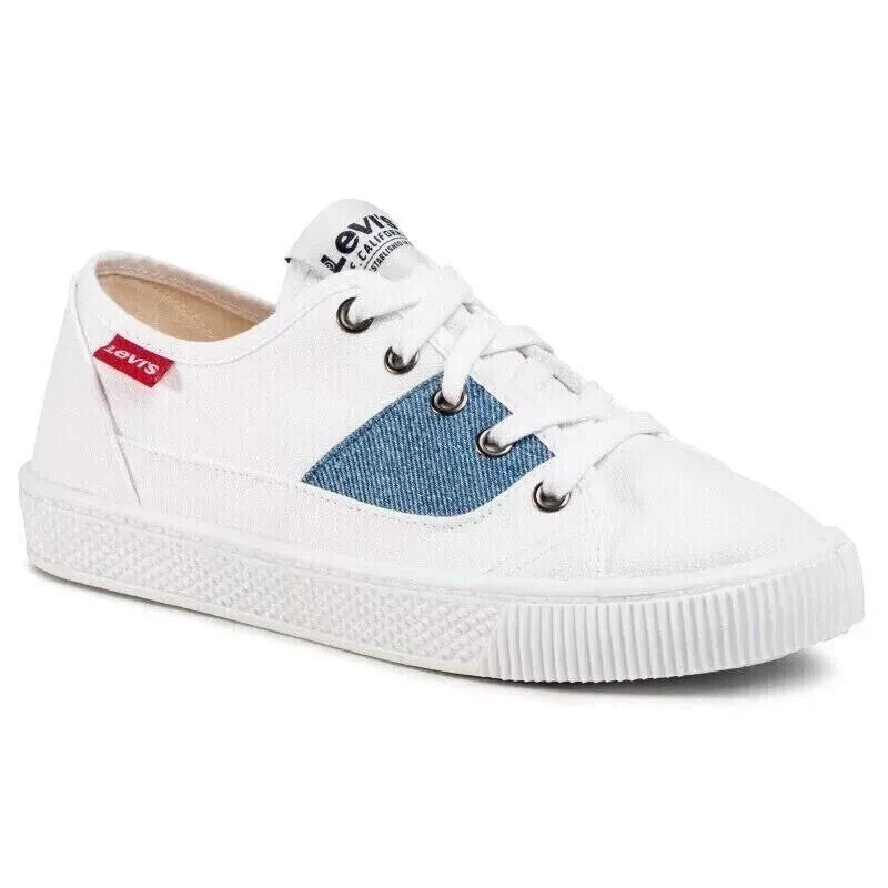 Levi's 38366-0044 Women's Malibu White Summer Shoes Sneakers (Size UK 3.5-7.5)
