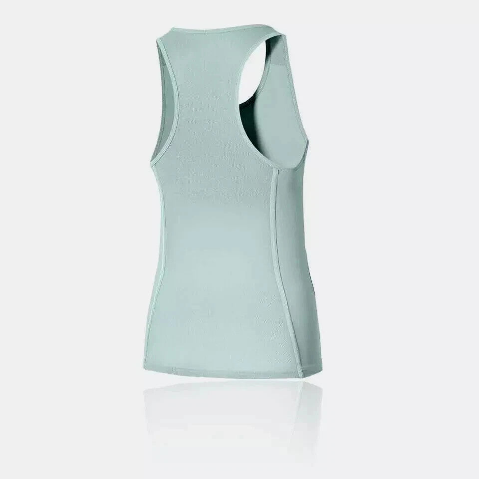 Asics Women's Blue Sleeveless Running Shirt Summer Vest Tank Top (Size L)