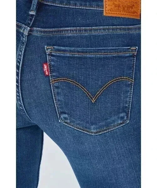 LEVI'S PREMIUM 17780-0040 Women's Classic Jeans Blue Denim Pants (Waist 26")