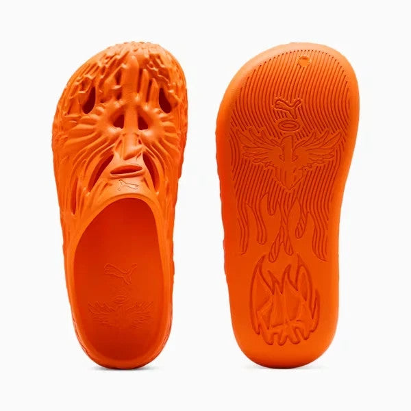 Puma Unisex HALLOWEEN MB.04 Basketball Slides Orange Poppy Slippers (UK 5,6,8)