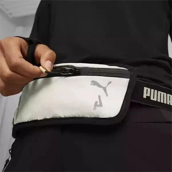 Puma Waist Bag Seasons Running Belt All Season Running Waist Belt Bag Black