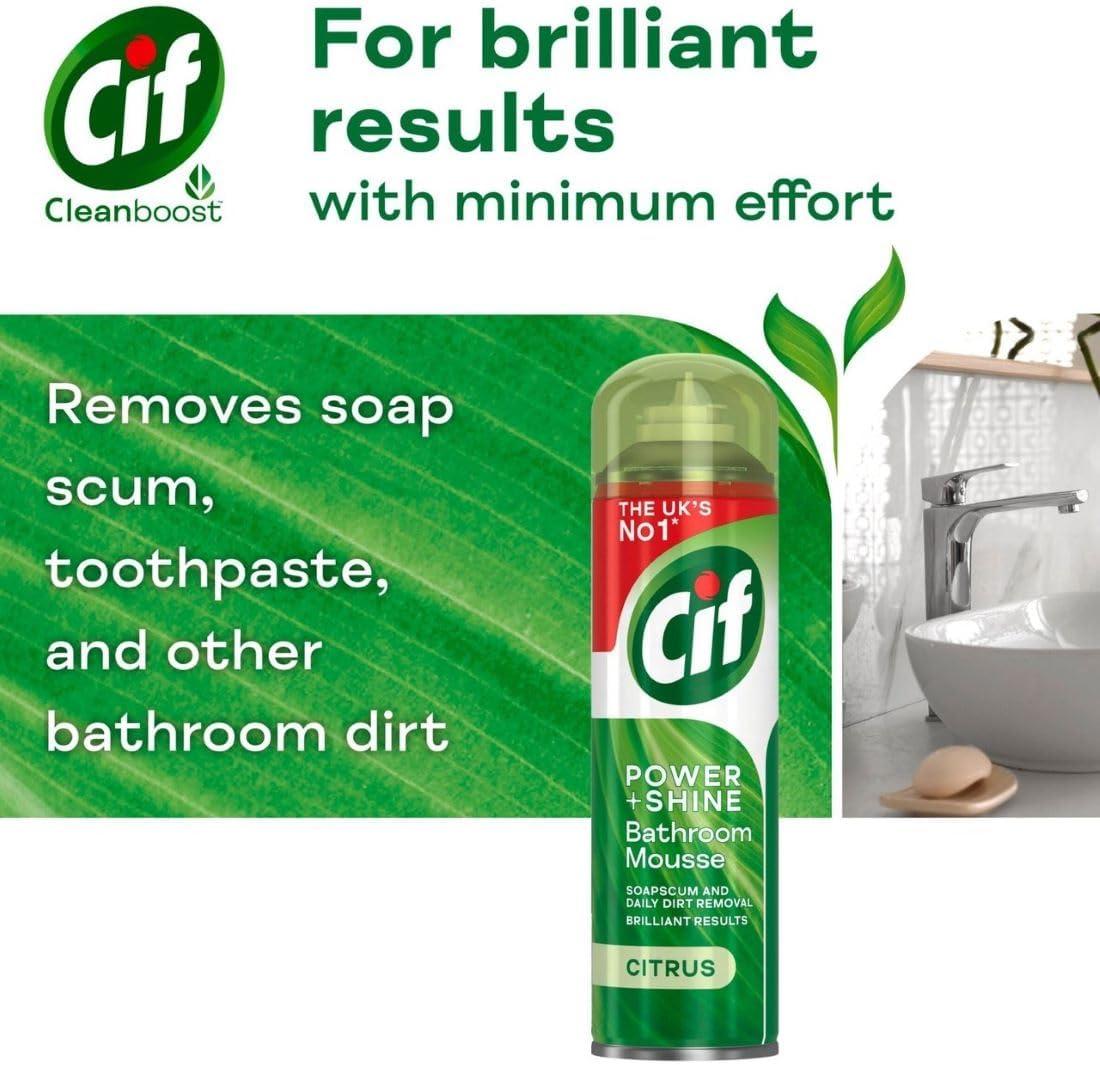 CIF BATHROOM MOUSSE 500ML