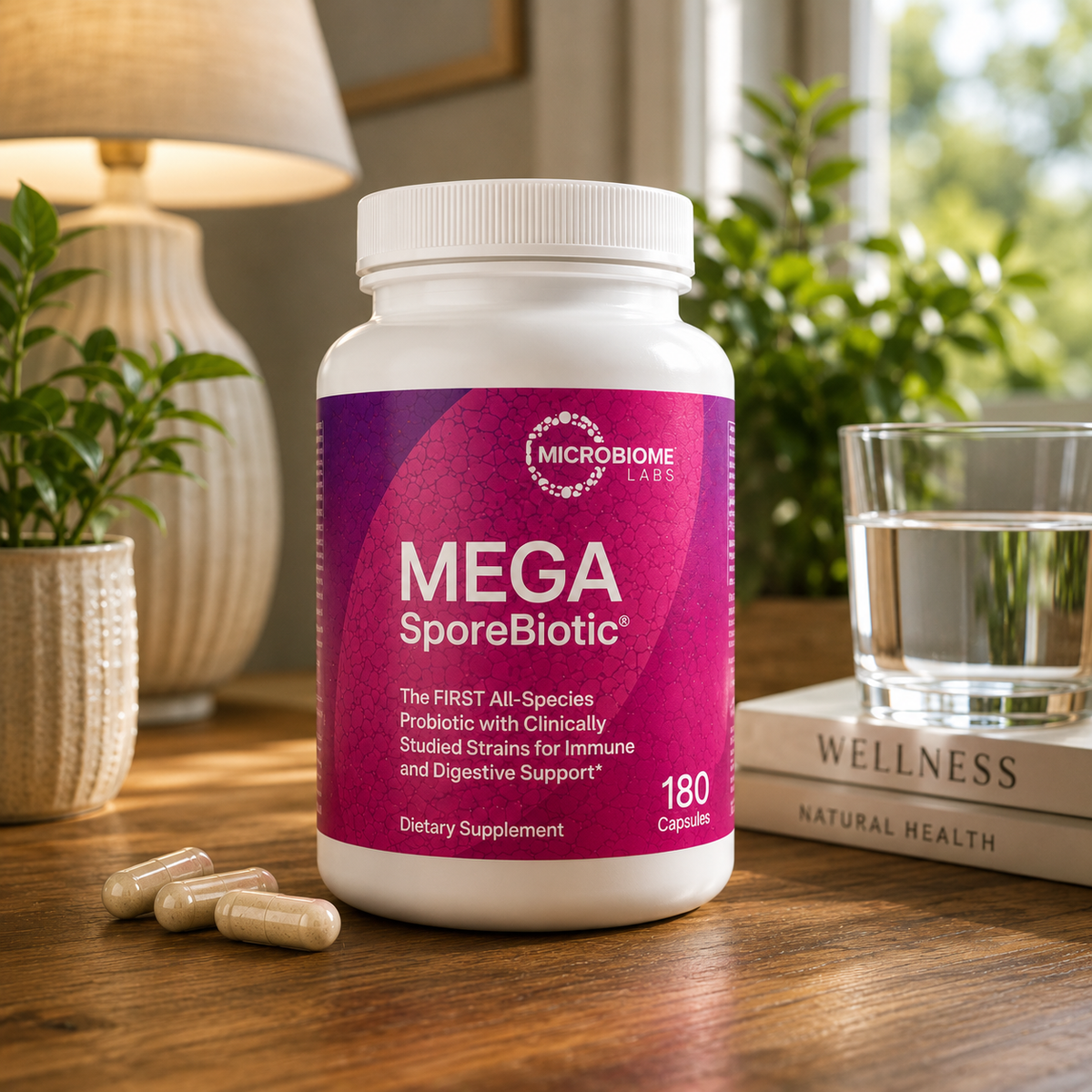 MegaSporeBiotic (180 Capsules / Dietary Supplement)