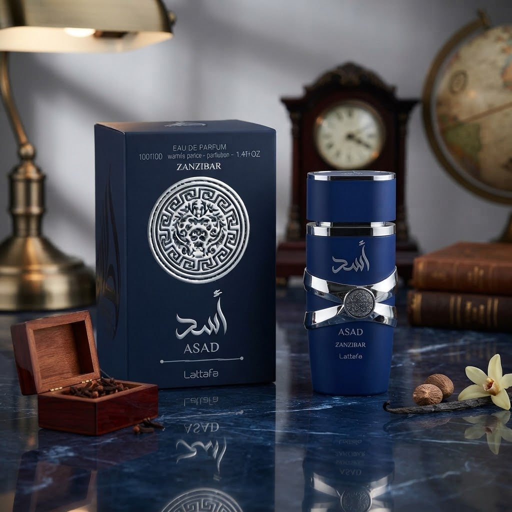 Lattafa Asad Zanzibar Eau de Parfum - Luxury Fragrance Spray (100 ml / 3.4 Fl Oz)