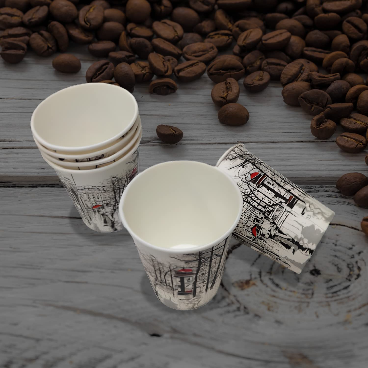 8OZ COFFEE CUPS 50PC