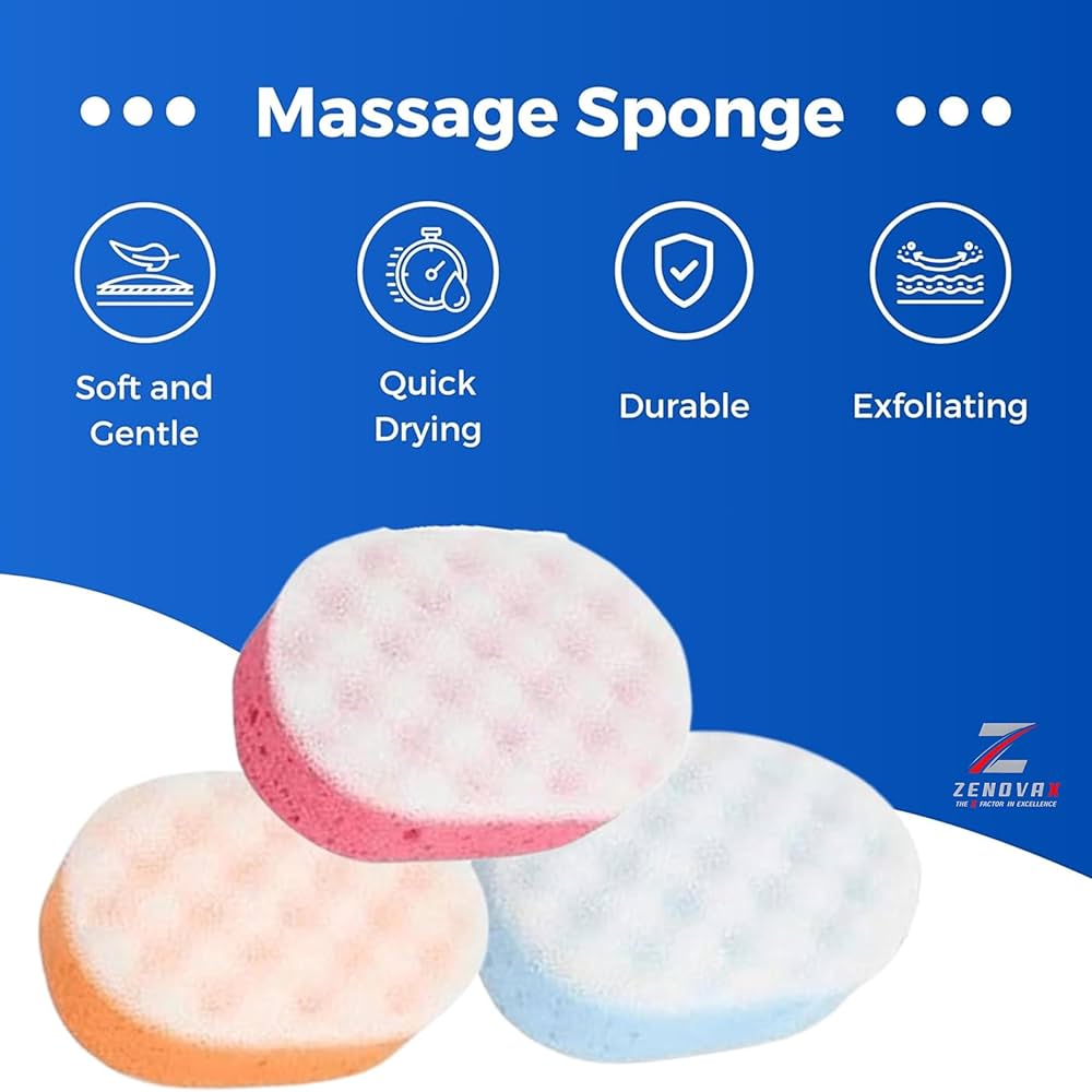 CORAL MASSAGE SPONGE 3'S