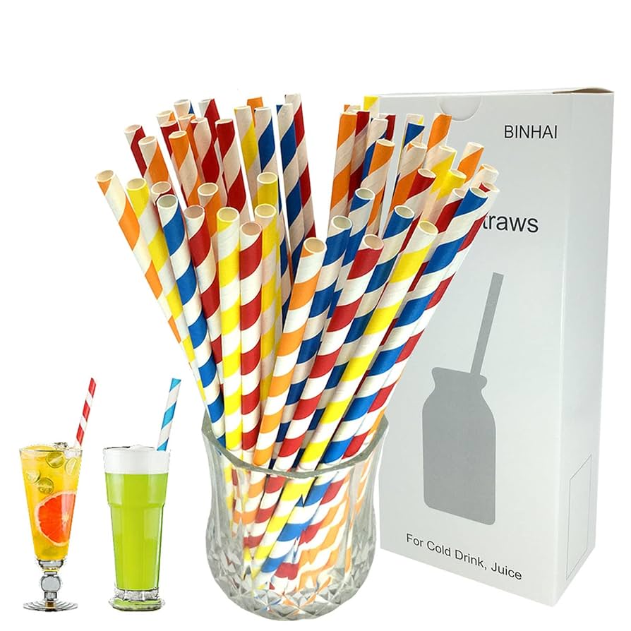 PAPER STRAW 50PC