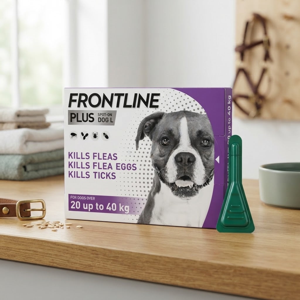 Frontline Plus Spot-On Flea, Tick & Lice Treatment for Large Dogs (20-40 kg)