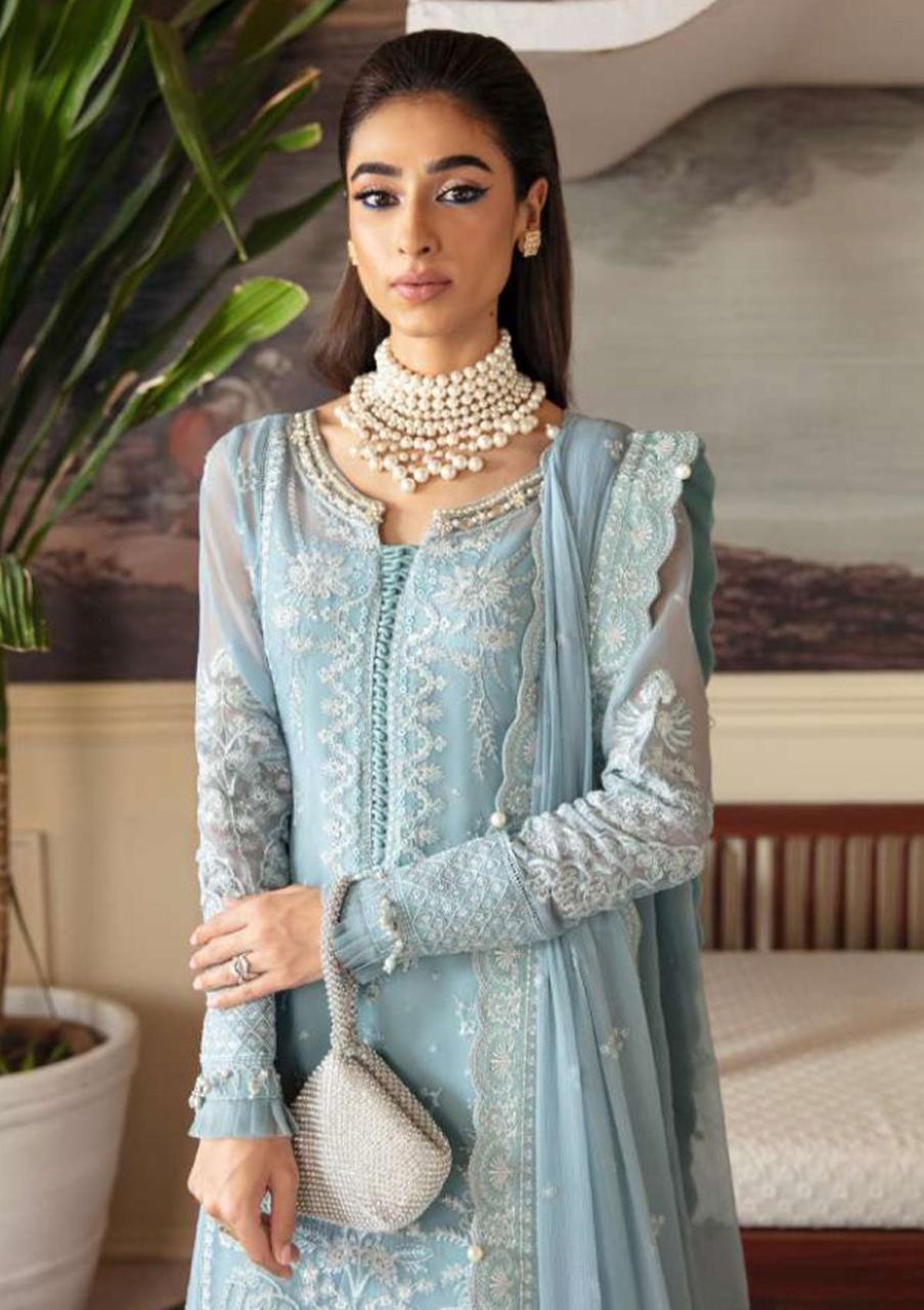 GULAAL SOFT CHIFFON EMBROIDERY COLLECTION UNSTITCHED 3 PIECE