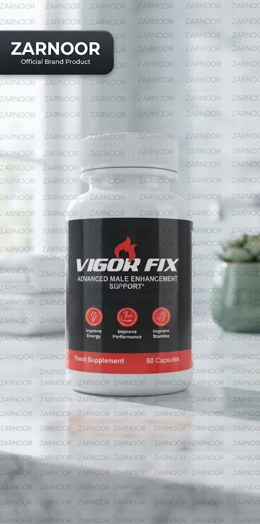 Zarnoor Vigor Fix Advanced Male Enhancement Support Food Supplement - 60 Capsules zarnoor