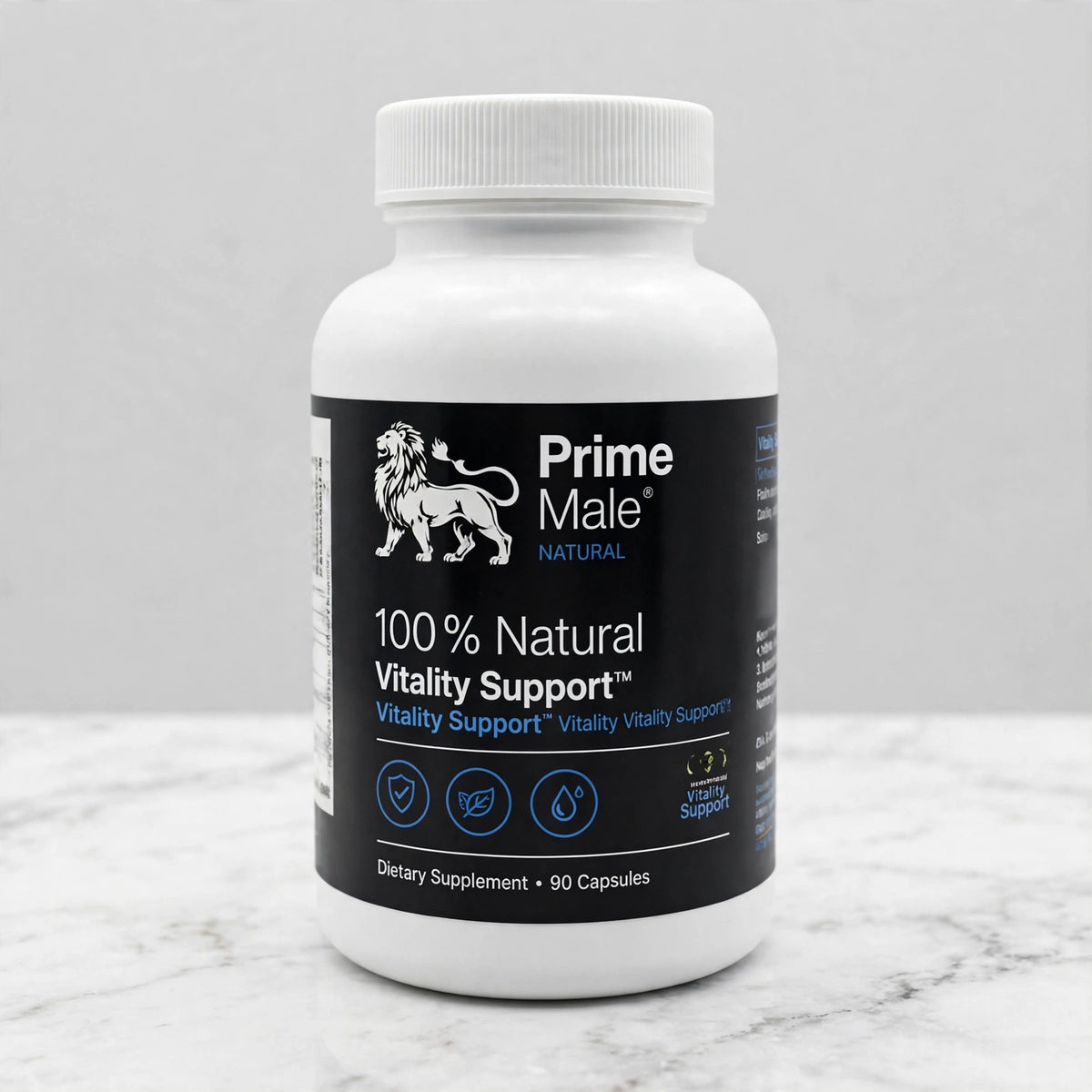Prime Male Enhance 100% Natural Virility Support (120 Capsules / Dietary Supplement)