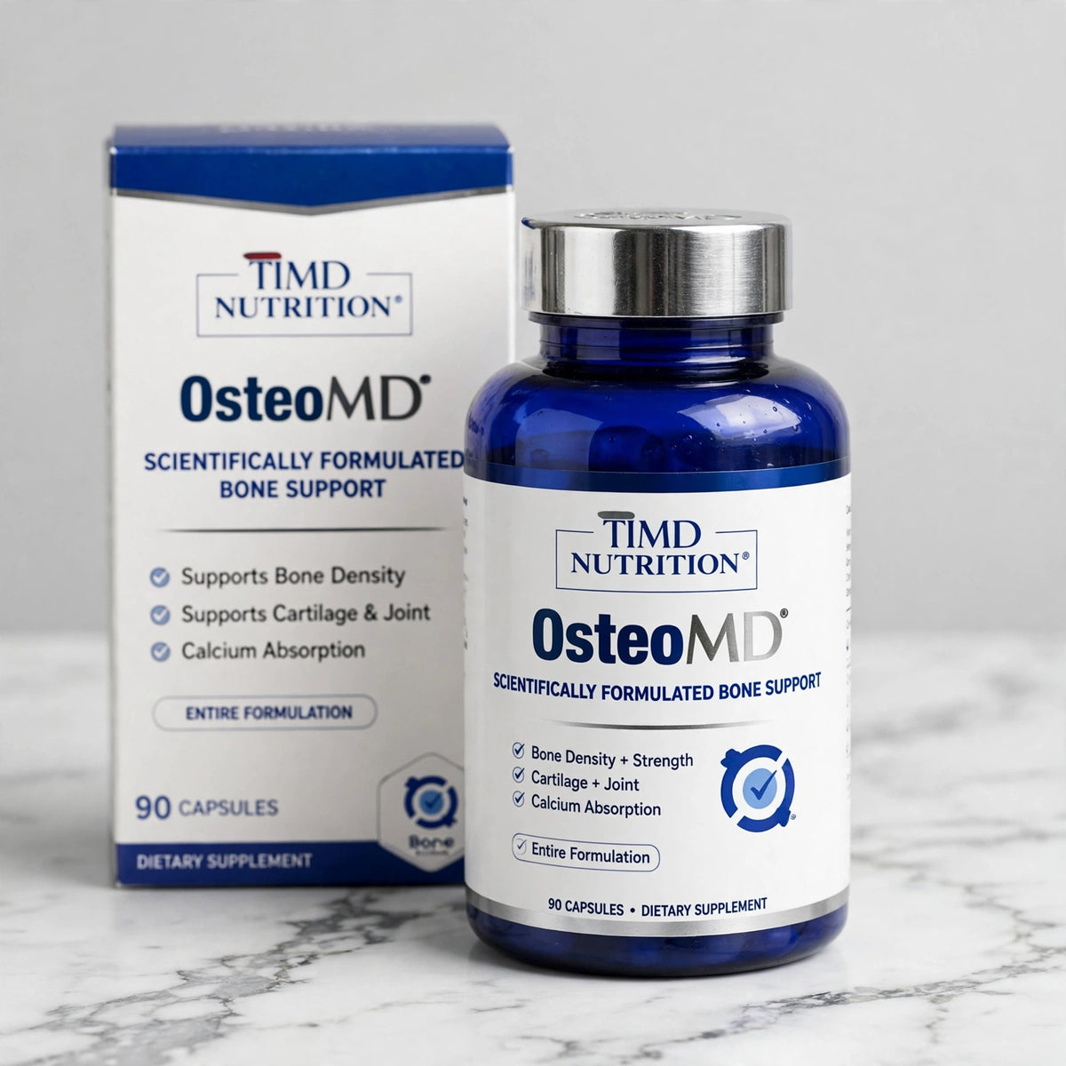 OsteoMD Scientifically-Formulated Bone Support (90 Capsules / Dietary Supplement)