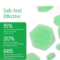 Create Creatine Monohydrate Gummies – Sour Green Apple (90 Count)