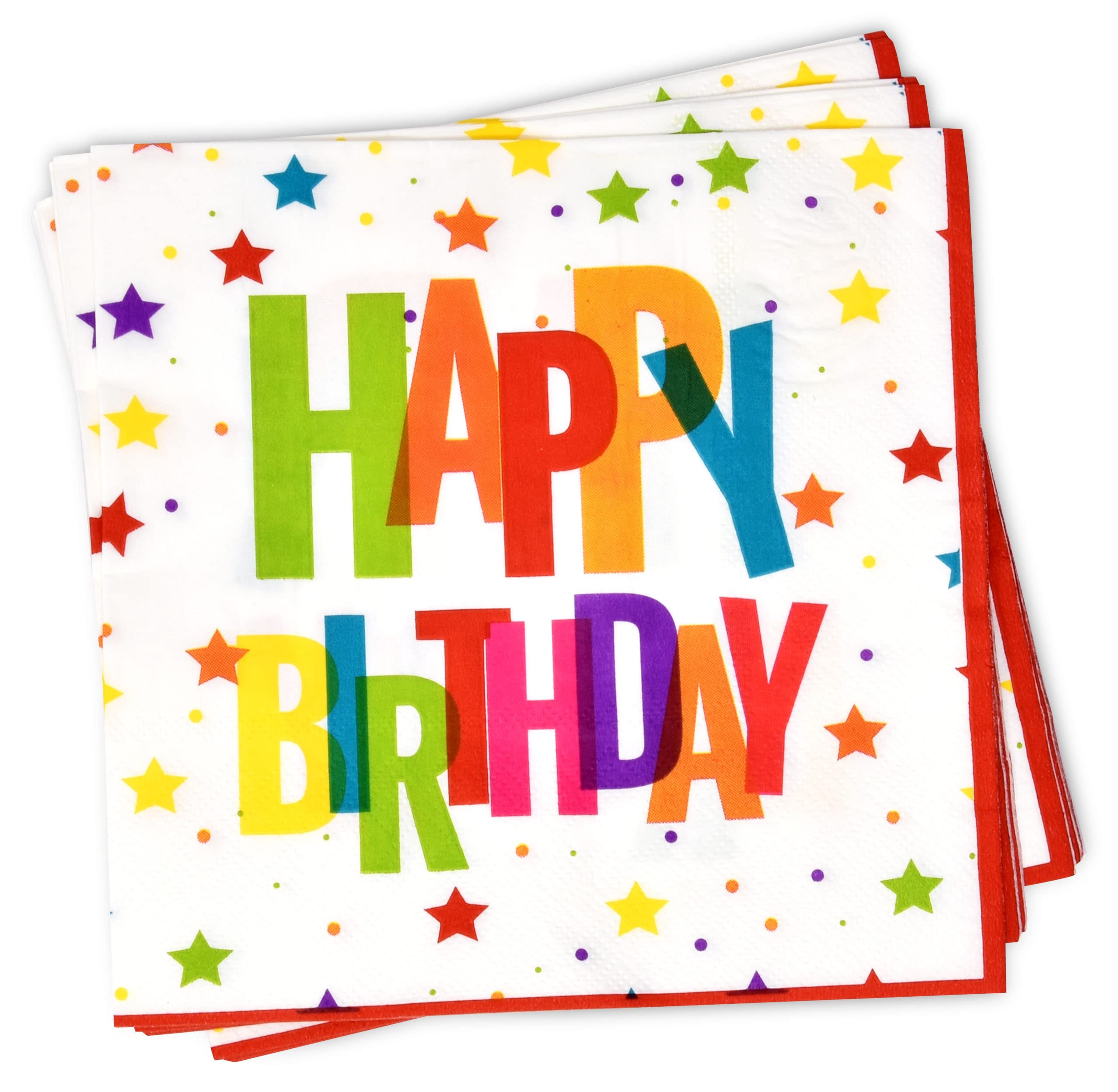 BIRTHDAY NAPKINS 20PC PACK